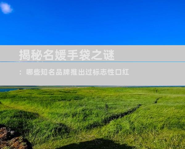 揭秘名媛手袋之谜：哪些知名品牌推出过标志性口红